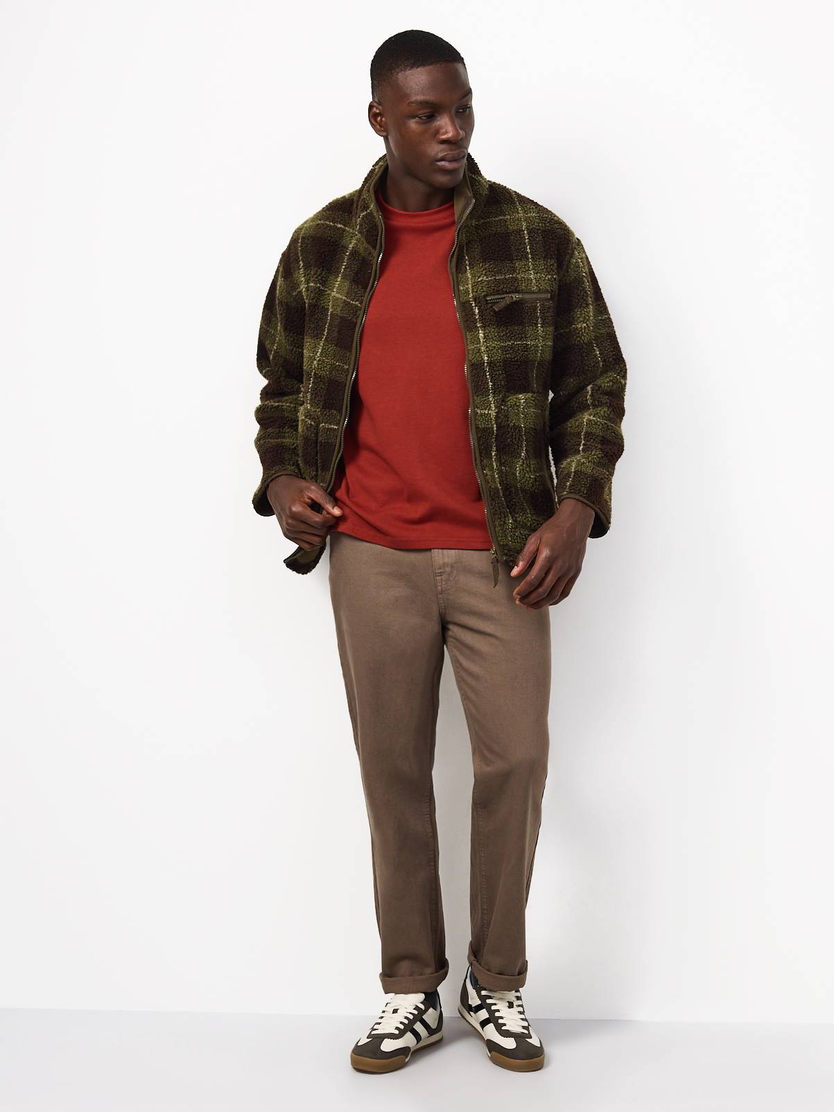 Brown Straight Leg Jeans 42L - Image 2